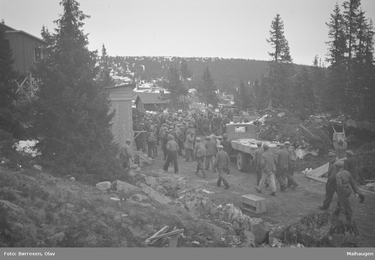 Da Nordseter var beleiret av  tyskerne